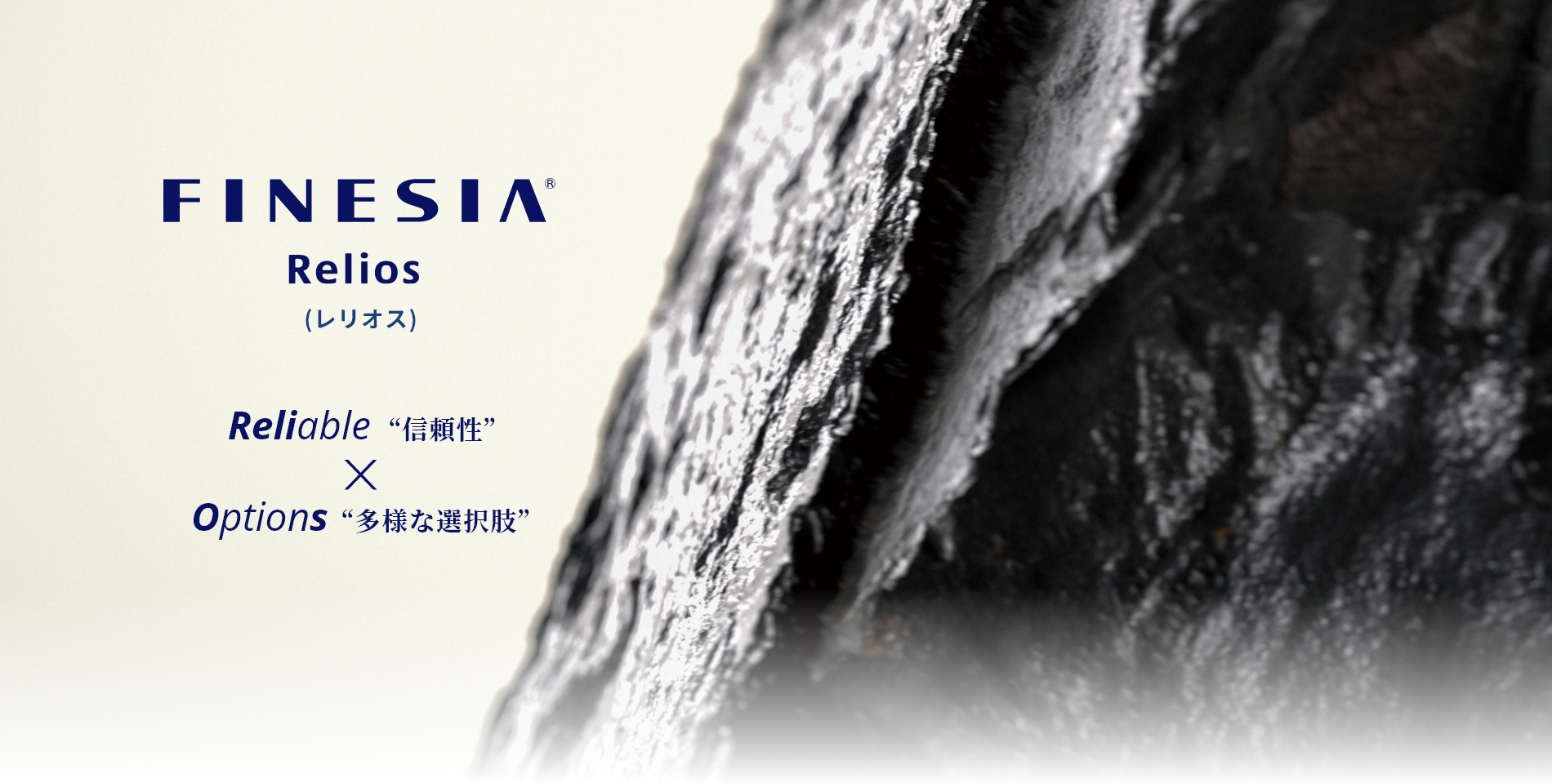 FINESIA Relios（レリオス）　Reliable“信頼性”×Options“多様な選択肢”